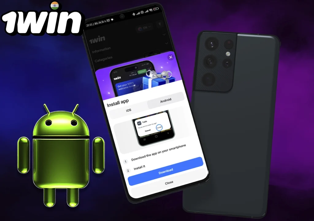 Mobile App 1win for Android